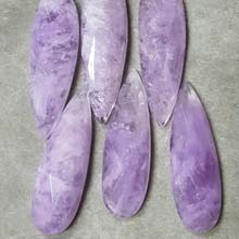 13X40MM FACETED PEAR CABOCHON CAPE AMETHYST(2PCS/BAG)